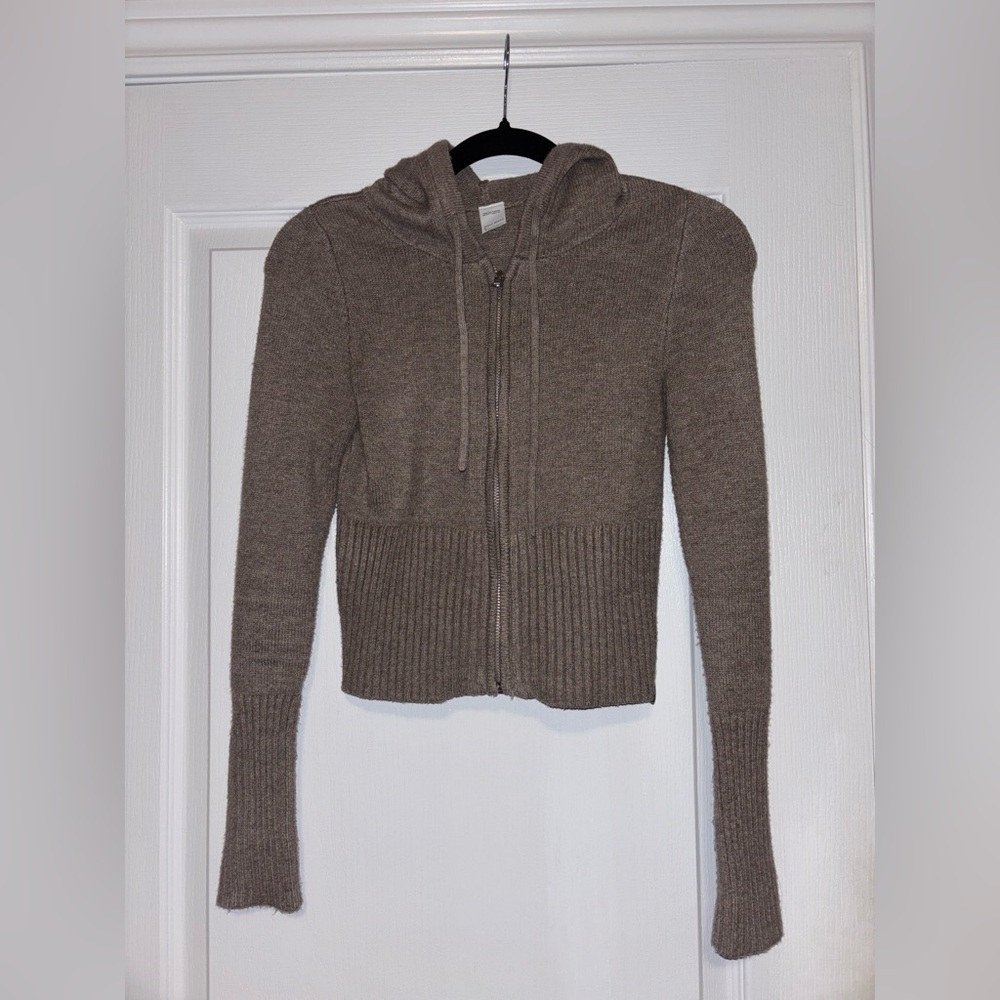 GillyHicks Brown Hooded Sweater
